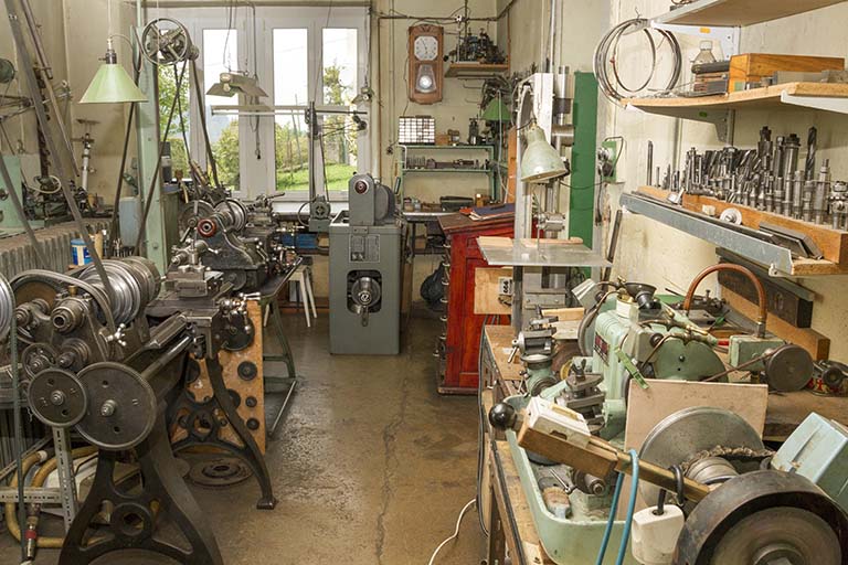 le mobilier de l'atelier de construction mécanique Berçot puis Roch