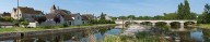 pont routier isolé d'Accolay (canal du Nivernais)