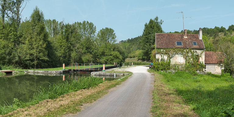 site de l'écluse 66, dite de Saint-Maur (canal du Nivernais)