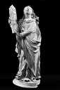 statue : sainte Barbe