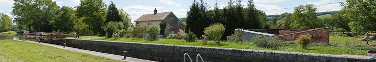 site de l'écluse 54 du versant Yonne, dite de Venarey 1ère (canal de Bourgogne)