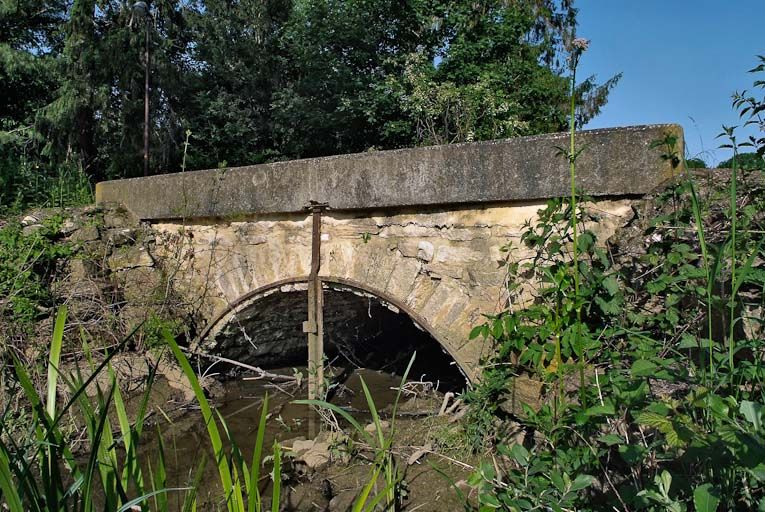 pont, ponceau (la Seille canalisée)