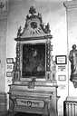 2 autels, 2 retables (autels secondaires de saint Joseph et de la Vierge)