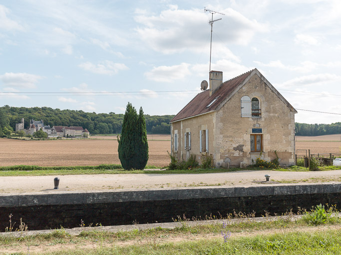 site de l'écluse 55, dite de Lucy (canal du Nivernais)