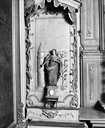 2 statuettes-reliquaires : sainte Barbe et sainte Agathe