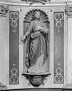 2 statues : saint Joseph et saint Isidore