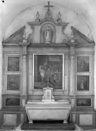 maître-autel, retable, tabernacle