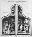 tableau (diptyque) : le Miracle de saint Grégoire le Grand
