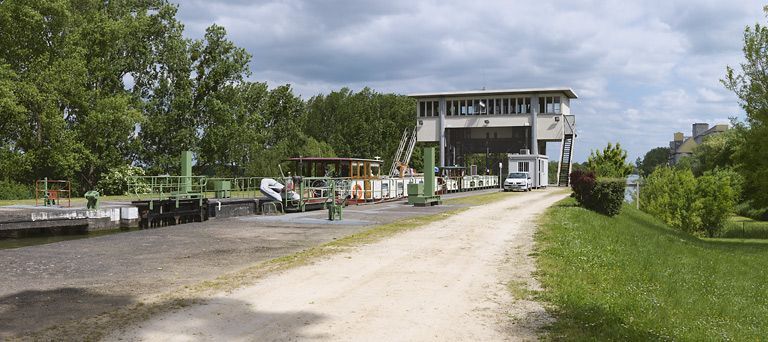 site de l'écluse 34 bis du versant Méditerranée ; dite de Crissey (canal du Centre)