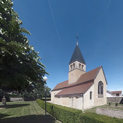 église paroissiale Saint-Pierre (paysages du canal de Bourgogne)