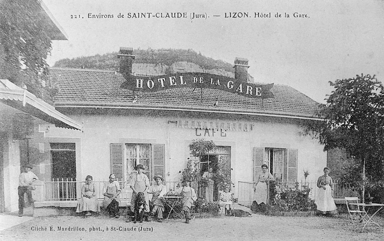 hôtel de voyageurs, café, restaurant