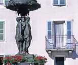 groupe sculpté (petite nature) : les Trois Grâces et Cupidon