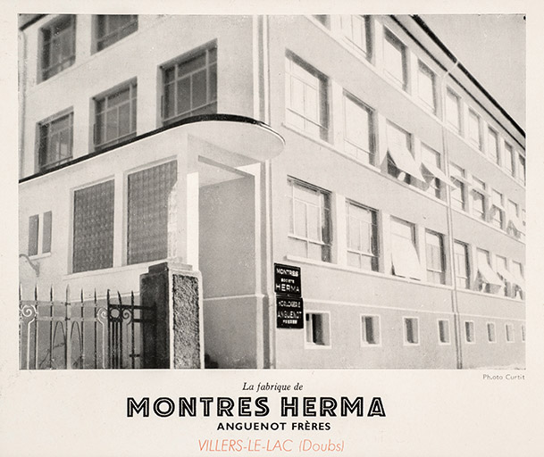 usine d'horlogerie (usine de montres) Anguenot Frères ou Herma