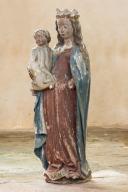 statue (petite nature) : Vierge à l'Enfant