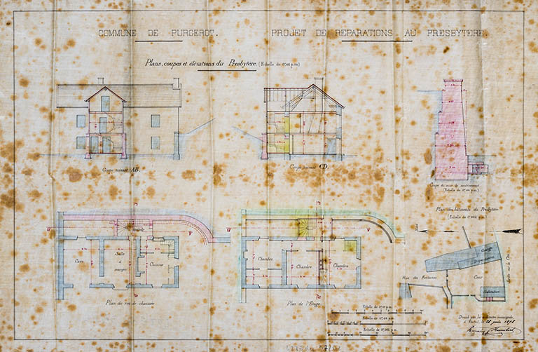 architecture religieuse, funéraire et commémorative de la commune de Purgerot