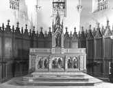 autel, gradin d'autel, tabernacle (ensemble du maître-autel)