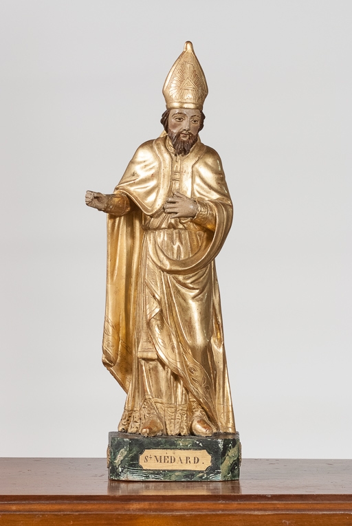 statue de procession : saint Médard