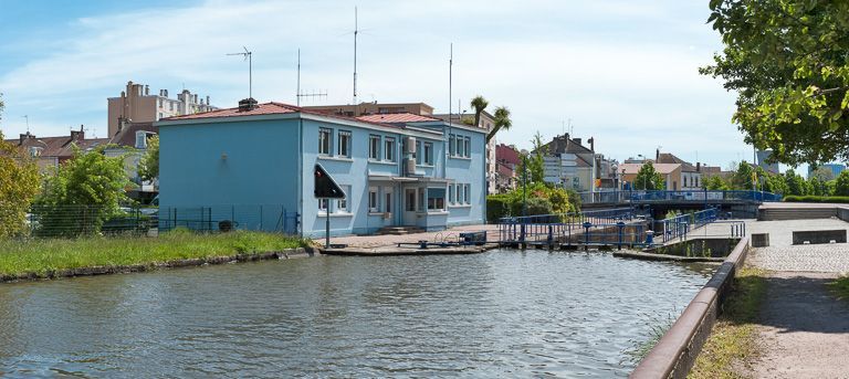 site de l'écluse 09 du versant Océan ; dite de ou du Montceau (canal du Centre)