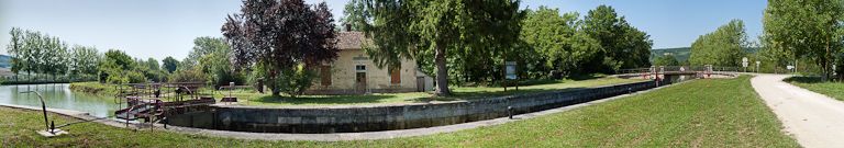 site de l'écluse 41 du versant Yonne, dite de Pouillenay 5ème (canal de Bourgogne)