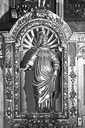 2 statues : saint Yves et saint Vernier