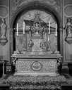 autel, gradin d'autel, tabernacle, exposition (ensemble du maître-autel)