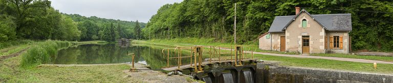site de l'écluse 07 du versant Seine, dite de Gros Bouillon (canal du Nivernais)