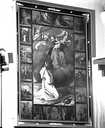 tableau : la Donation du rosaire à saint Bruno (?)