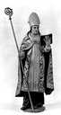 statue : saint Médard (?)