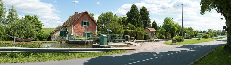 site de l'écluse 13 du versant Océan ; dite d'Azy (canal du Centre)