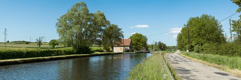 site de l'écluse 03 du versant Océan ; dite de la Favée (canal du Centre)