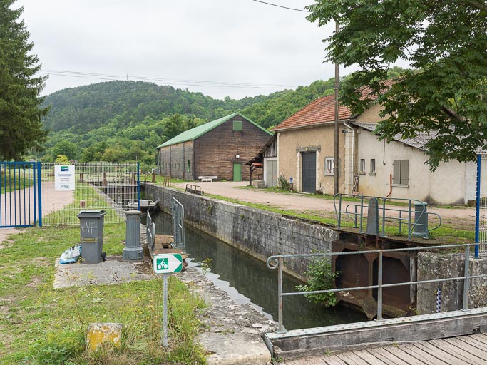 site de l'écluse 47 bis du versant Seine, dite de Saint-Roch (canal du Nivernais)