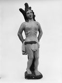 statue (petite nature) : saint Sébastien