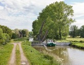 pont mobile, dit pont-levis de Thoury ou de Dirol (canal du Nivernais)