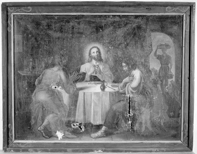tableau : les Pèlerins d'Emmaüs