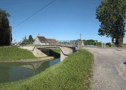 pont routier isolé ; ancien pont de Montot (canal de Bourgogne)