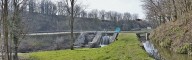 barrage de prise d'eau du réservoir de Montaubry sur la Dheune (canal du Centre)