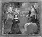 tableau : l'Apparition de la Vierge à une religieuse
