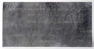 plaque commémorative