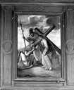 tableau : Sainte Véronique essuyant la face de Jésus