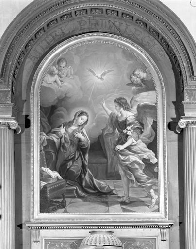tableau d'autel : l'Annonciation