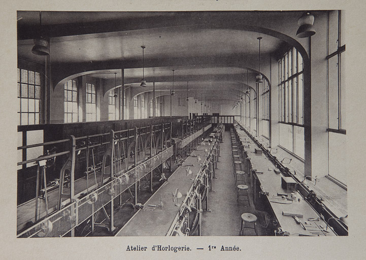 école professionnelle dite École nationale d'Horlogerie puis lycée polyvalent Jules Haag