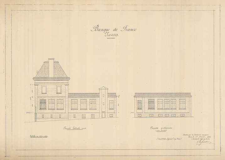 logis abbatial de Saint-Martin, puis hôtel de La Rochefoucauld, puis succursale départementale de la Banque de France
