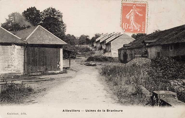 usine métallurgique dite forge de la Branleure, puis laminoir de Buyer
