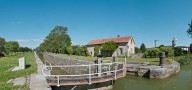 site de l'écluse 02 du versant Yonne, dite des Lauchères (canal de Bourgogne)