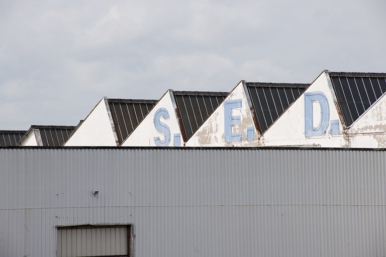 usine de matériel d'équipement industriel de la Société de Construction de Matériel d'Alimentation, puis usine de chaudronnerie Société Est Développement (SED)