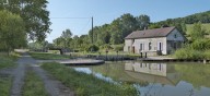 site de l'écluse 14 du versant Saône, dite de Bouhey (canal de Bourgogne)