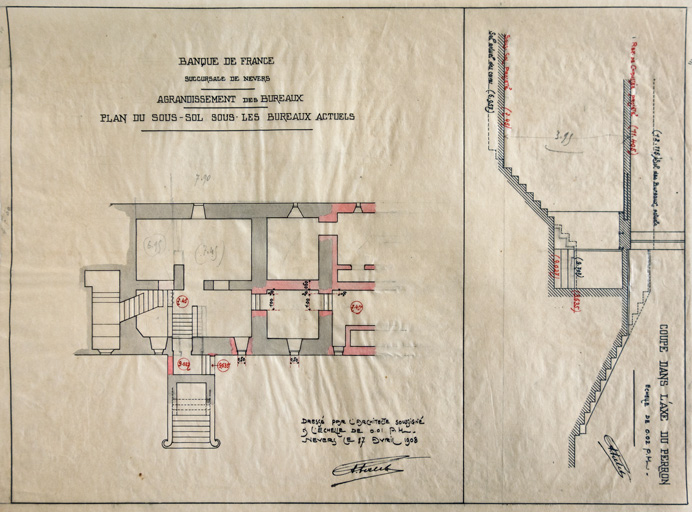 logis abbatial de Saint-Martin, puis hôtel de La Rochefoucauld, puis succursale départementale de la Banque de France