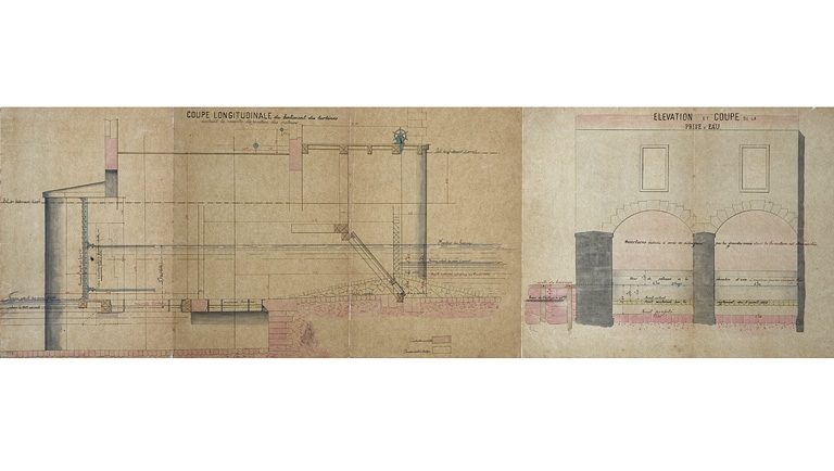 filature Courlet et Renaud, puis usine de papeterie Outhenin-Chalandre et Fils, puis Société Anonyme des Papeteries de France, actuellement centrale hydroélectrique, atelier et entrepôt municipal
