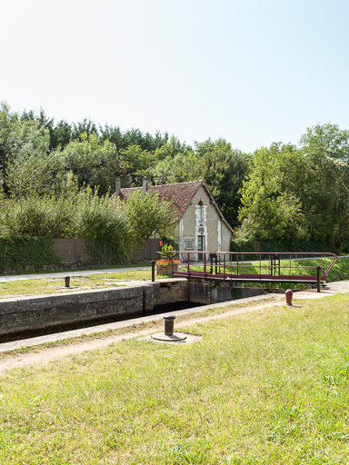 site de l'écluse 75, dite de Bailly (canal du Nivernais)