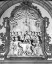 2 bas-reliefs : la Cène et la Descente de Croix